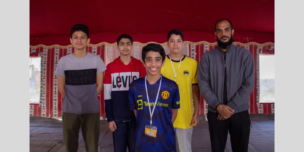Student sector in "Aleslah" Al-Muharraq branch Spring camp  is organized (you're the man)